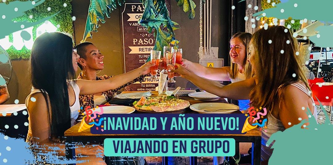 ¿Cómo es viajar en navidad y año nuevo en grupo?